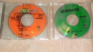 Generator Vol.1 Y 2 - Originales Usa Para Dreamcast - Zq