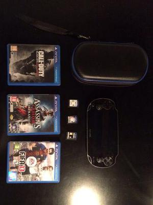 Playstation Vita Con Fifa 13, Assassins Creed Y Call Of Duty