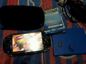 Psvita Con Dos Juegos Cargador Poco Uso