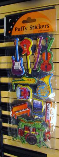 Stickers Musicales (plancha Modelo 2)