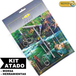 Kit Atado Moscas Morsa + Herramientas - 7 Elementos -
