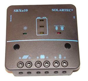 Regulador P/ Paneles Solares Solartec Srxu10 12v 24v 10a Usb