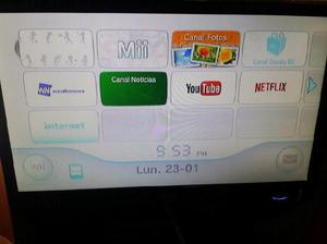 Wii black completa con 11 juegos originales