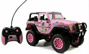 Auto Jeep A Radio Control!! Fantastico! Unico! Para Barbies!