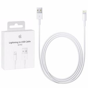 Cable Usb Lightning Original Apple Iphone 5s 5c 6 6s 7 2mts