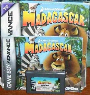 Cartucho Nintendo Game Boy Advance Gba Madagascar Con Caja!