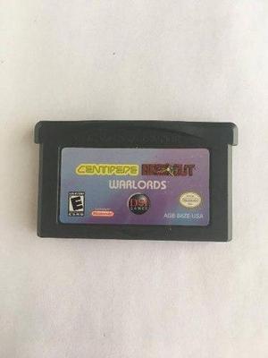 Centipede Break Out Warlords Nintendo Game Boy Advance/sp/ds