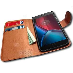 Estuche Premium Motorola Moto G4 G4 Plus Funda + Templado