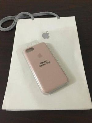 Funda Iphone 7 Apple Silicona Original Blister Negra Y Mas