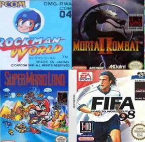 Lote 19 Juegos Game Boy Megaman Mario Fifa Tmnt Mk Y Mas