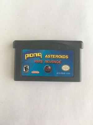 Pong Asteroids Yar´s Revenge Nintendo Game Boy
