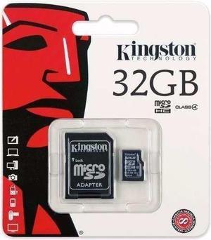 Tarjeta Micro Sd 32gb 2 En 1 Adaptador Sd Kingston