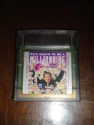 Who Wants To Be A Millionaire Gameboy Color. Kuy