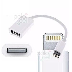 Adaptador Otg Lightning Usb Iphone 7 Plus 5 5s 5c 6 6s Ipad