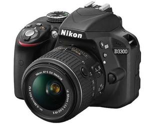 Camara Digital Nikon D3300 Kit 18-55 Vr Full Hd 24.2 Mpx