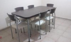 Mesa con 6 sillas