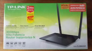 Router Inalámbrico Alta Potencia N 300mbps Tp Link Wr841hp