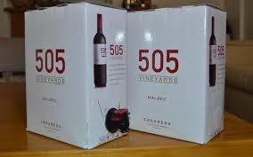 Vino Casarena 505 Malbec Bag In Box 3litros.3m Abierto