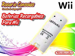 Baterias Recargables Para Nintendo Wii En Blister Rosario