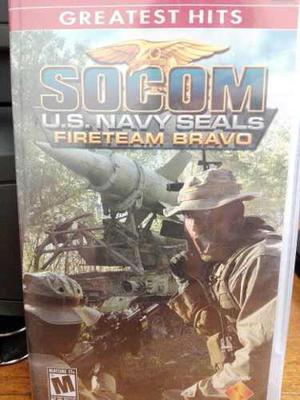 Juego Psp Socom U.s. Navy Seals Fireteam Bravo - Nuevo