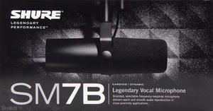 Microfono Shure Sm7b Para Grabacion/estudio/radio/tv Y Vivo