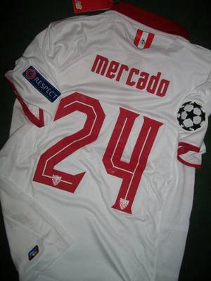 Camiseta Sevilla Champions Kranevitter Gaby Mercado