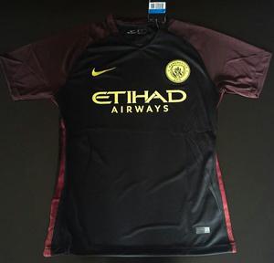 Camiseta Suplente Manchester City  Aguero Ottamendi