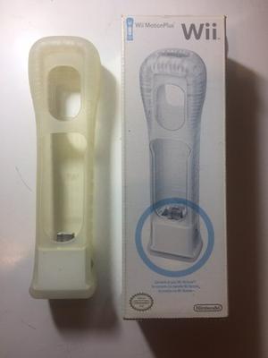 Wii Motion Plus Original Blanco Con Funda Siliconas En Caja