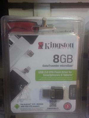 Pendrive Kingston 8gb Dt Microduo Smartphone Original