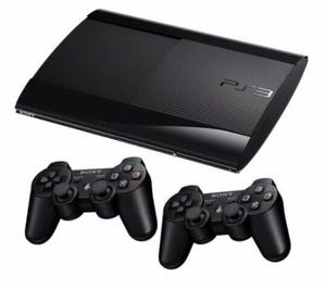 Playstation 3 Super Slim 500 Gb - Con 2 Joysticks Y 2 Juegos