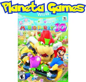 Mario Party 10 Nintendo Wii U Nuevos Caja Sellada