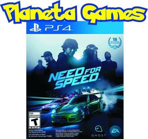 Need For Speed 2016 Playstation Ps4 Fisicos Caja Cerrada