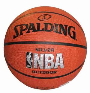 Pelota Basquet Spalding N° 5 Silver Outdoor Nba Basket