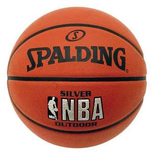 Pelota De Basquet Spalding Nba Silver Nº7 Outdoor Pro