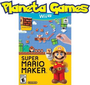Super Mario Maker Nintendo Wii U Nuevos Caja Cerrada