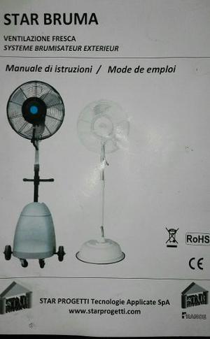 Ventilador Con Agua Vaporizada