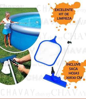 Barrefondo Kit De Limpieza Bestway Dual Sacahojas