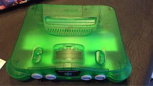 Consola Nintendo 64 Completa Verde Color Jungle Impecable