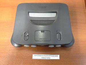 Consola Nintendo 64 - Funciona Correctamente (rebaja)