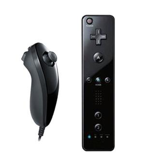 Kit Joystick Nintendo Wii Remote + Nunchuk Negros Rosario