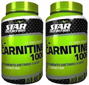 L-carnitine 1000 X 120 Tabletas Quemador Star Nutrition