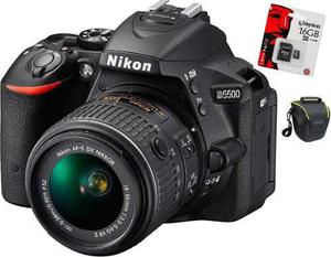 Nikon D5500 18-55,bolso+memo16gb Clas10