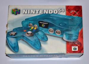 Nintendo 64 Ice Blue + Donkey Kong 64 + Expansion Pak