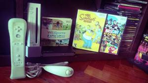 Nintendo Wii Chipeada (con 1 Control) +3 Juegos