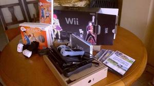 Nintendo Wii Completa 3 Joystick + 1 Nunchuck - Chipeada