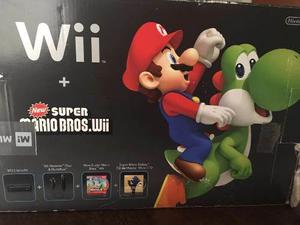 Nintendo Wii + New Super Mario Bros Perfecto Estado.