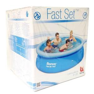 Pileta Inflable Bestway Fast Set 2300 Litros De 244x66cm