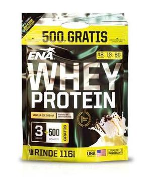 Proteína Whey Protein 3,5kg. 3kg + 500grs. Ena Sport