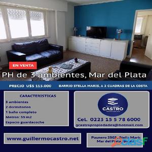 Venta PH - Duplex 3 Ambientes Mar del Plata