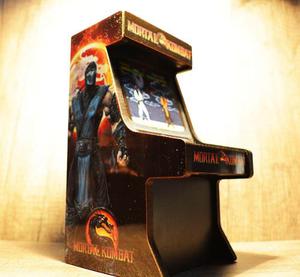 Alcancía En Forma De Arcade Mortal Kombat